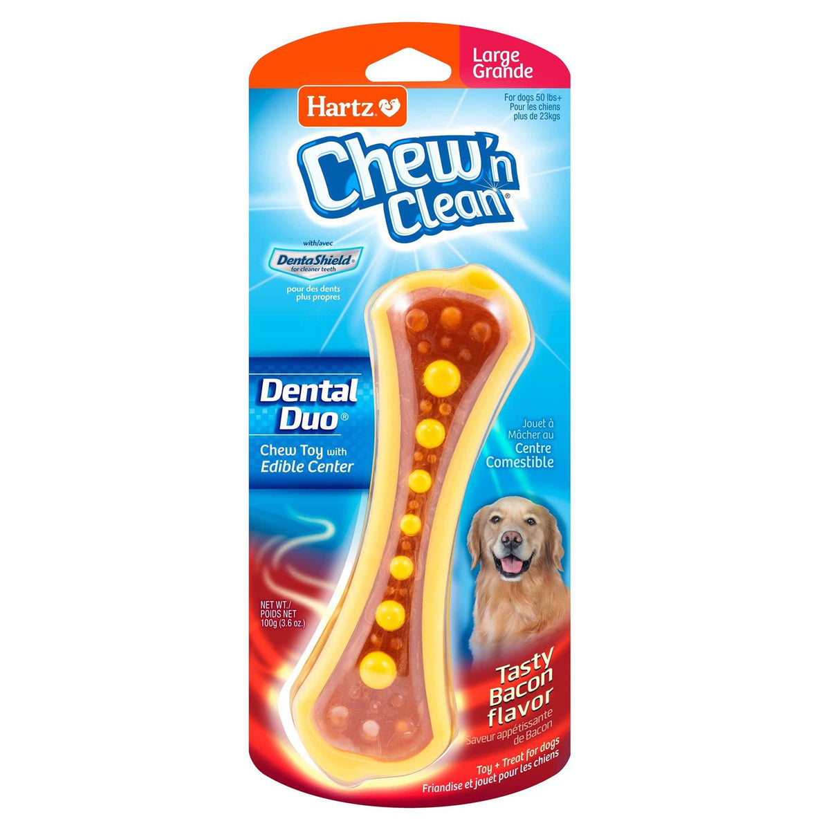 Chew 'n Clean Dental Duo Dog Toy Q7424