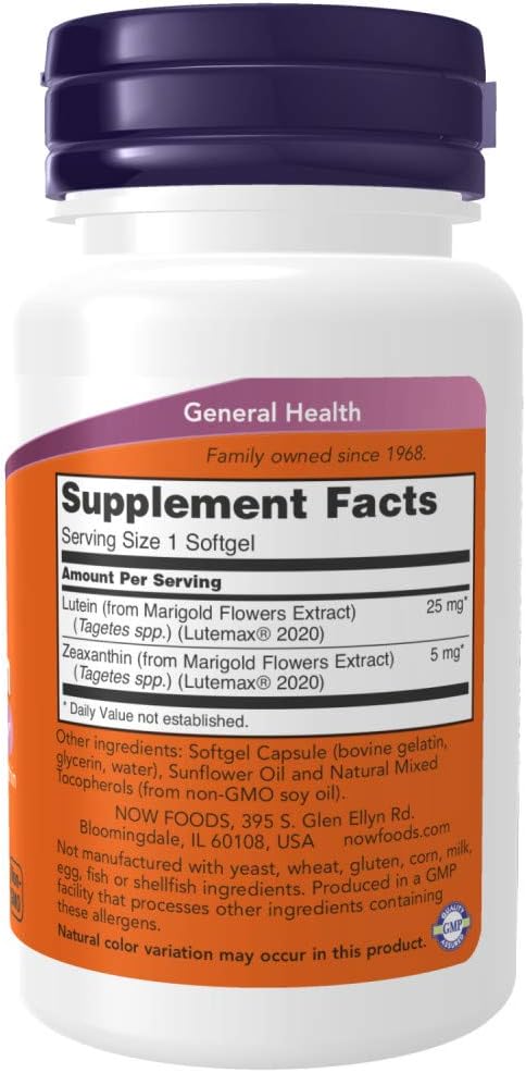 Lutein & Zeaxanthin 60 Softgels I417496