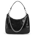 Crocodile Leather Crossbody Bag with Adjustable Straps S5058