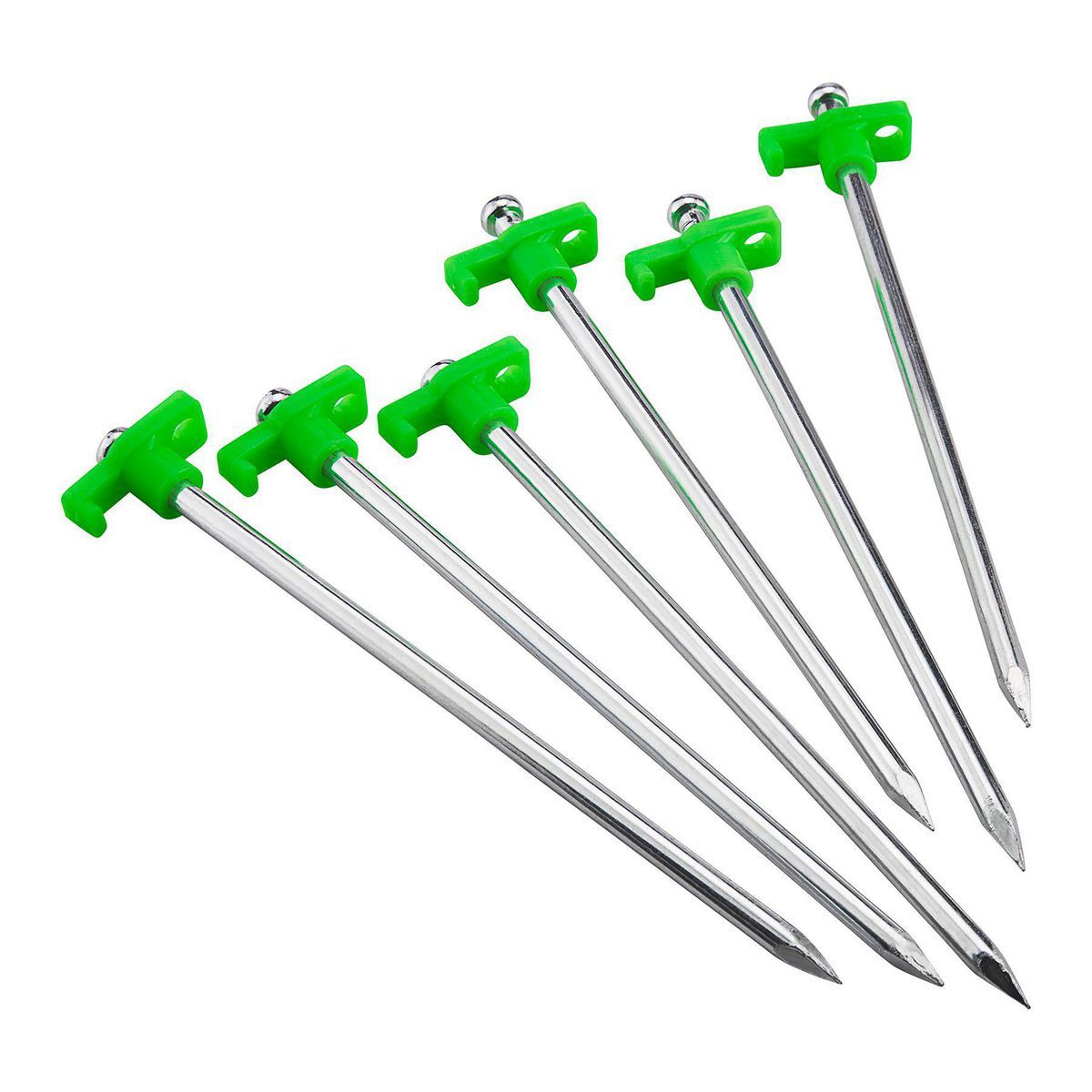 10 In. Steel Tent Stakes, 6-Pack W158