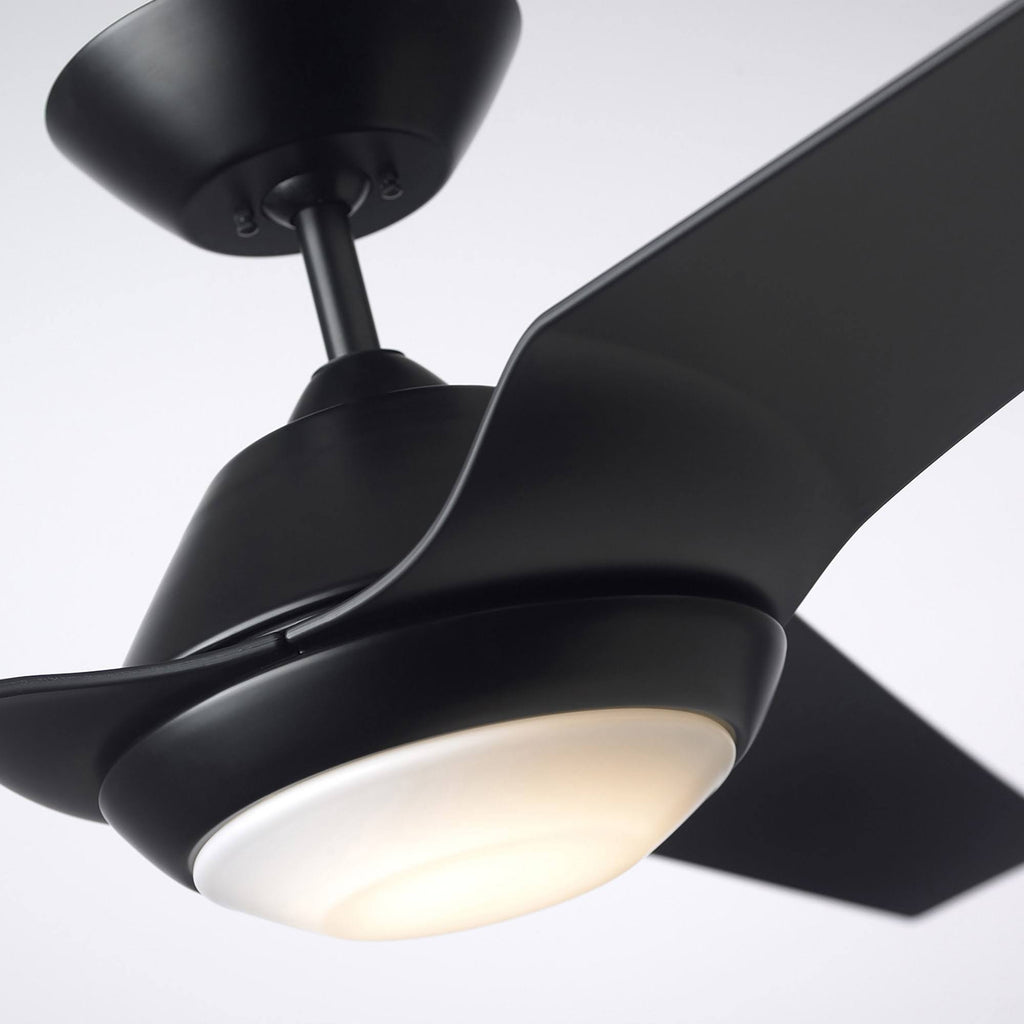 Black LED Ceiling Fan M8383