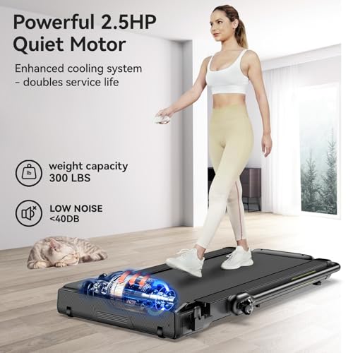3 in 1 Foldable Electric Treadmill 300 lbs Capacity T97448
