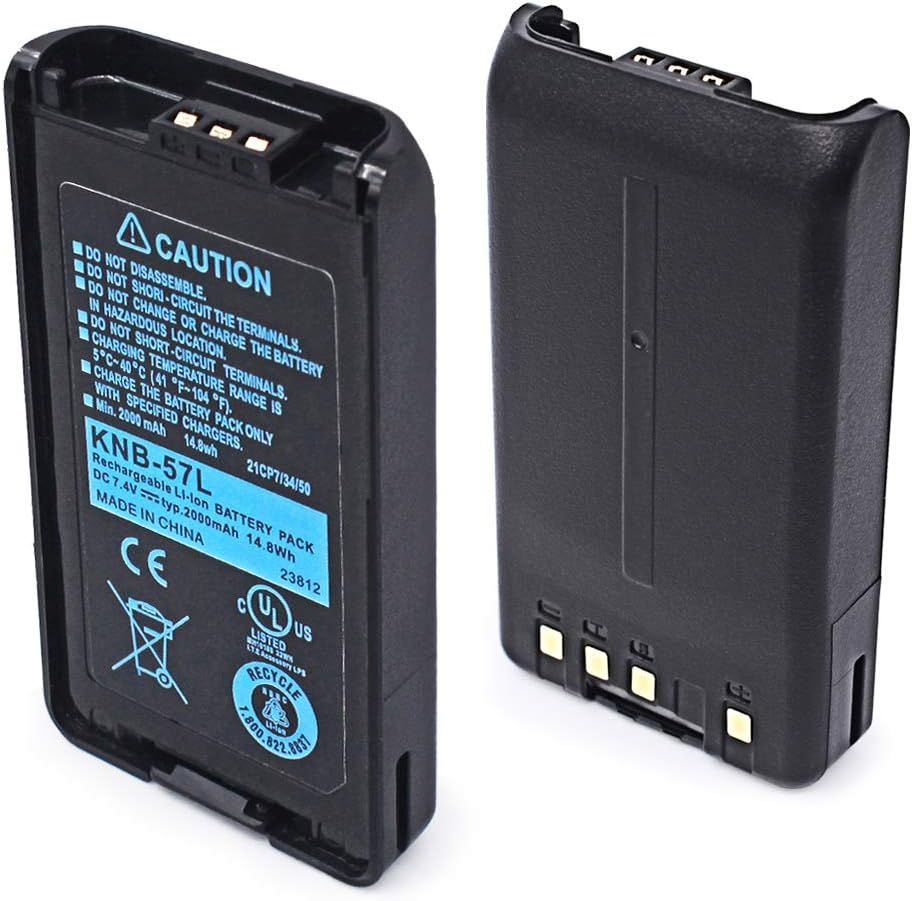 7.4V 2000mAh Rechargeable Li-ion Battery Pack of 2 G4319