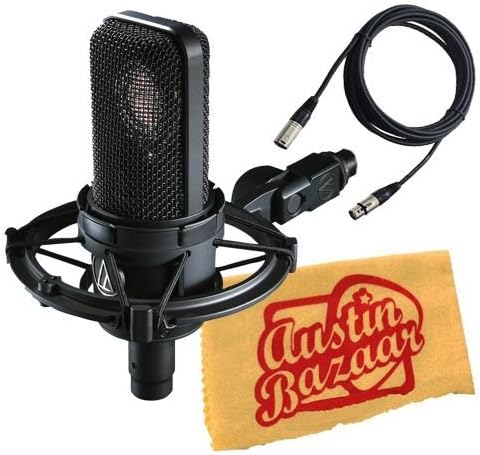 Side Address Cardioid Condenser Microphone with Boom Mic Stand and XLR Cable U868