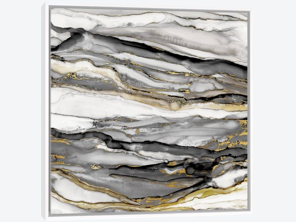 Framed Canvas Art White Floating Frame I85383
