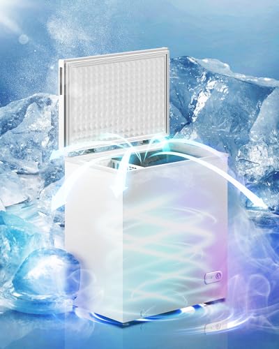 7.0 Cubic Feet White Chest Freezer with Removable Baskets O111582