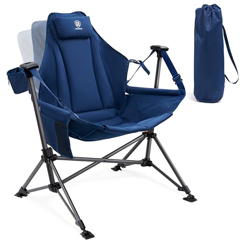 Oversized Padded Hammock Camping Chair with Cup Holder B885