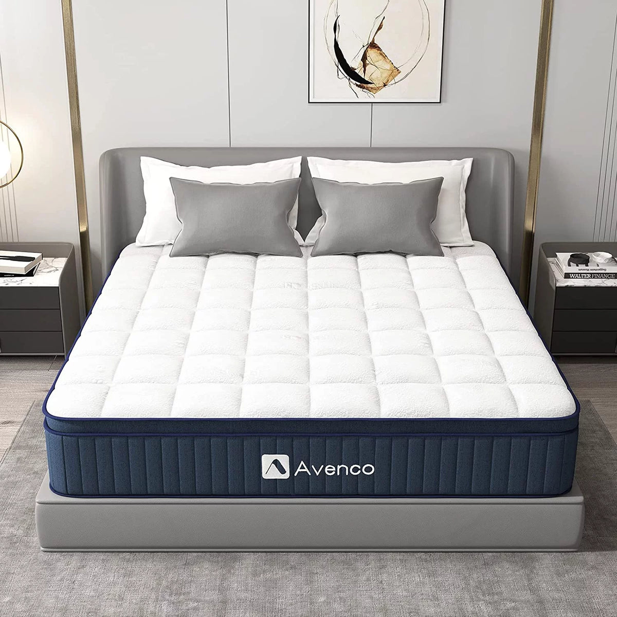 Full Size Gel Memory Foam Pocket Spring Hybrid Mattress T72328