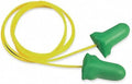 Disposable Corded Earplug 30 dB One Size Polyurethane Green L924