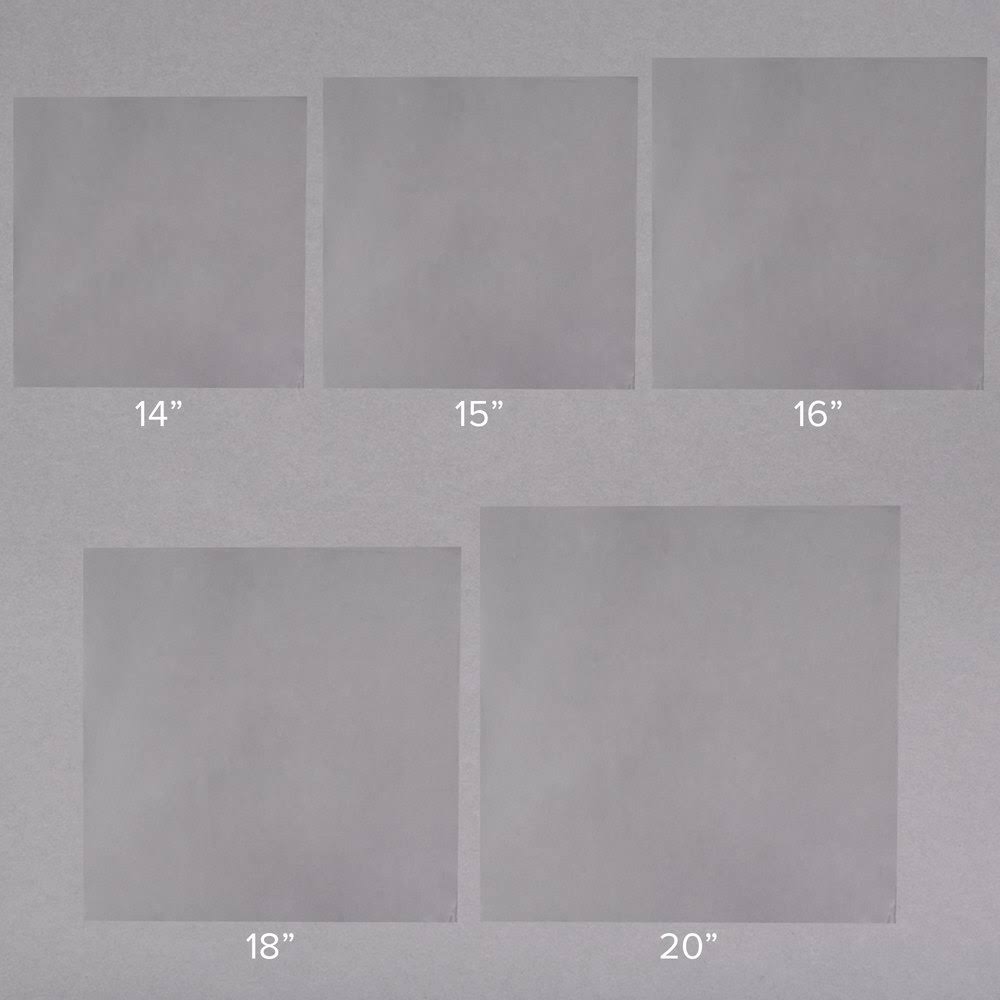 Bopp Poly Sheets - 18 x 18, 1 Mil - 1000 / Case O3567