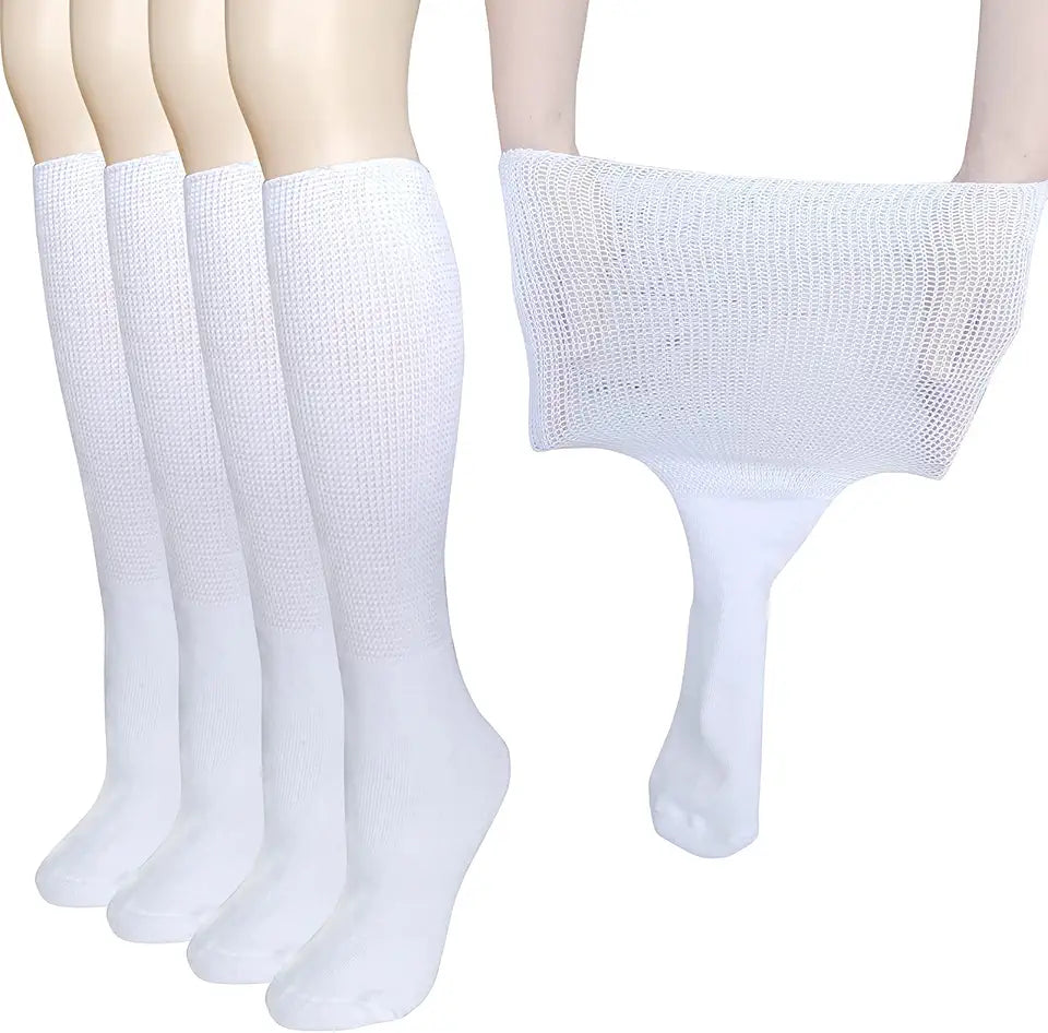 Extra Wide Non Binding Socks 2 Pairs T96556