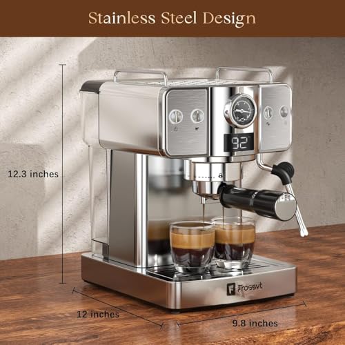 20 Bar Espresso Machine with Milk Frother and 60oz Water Tank M3848