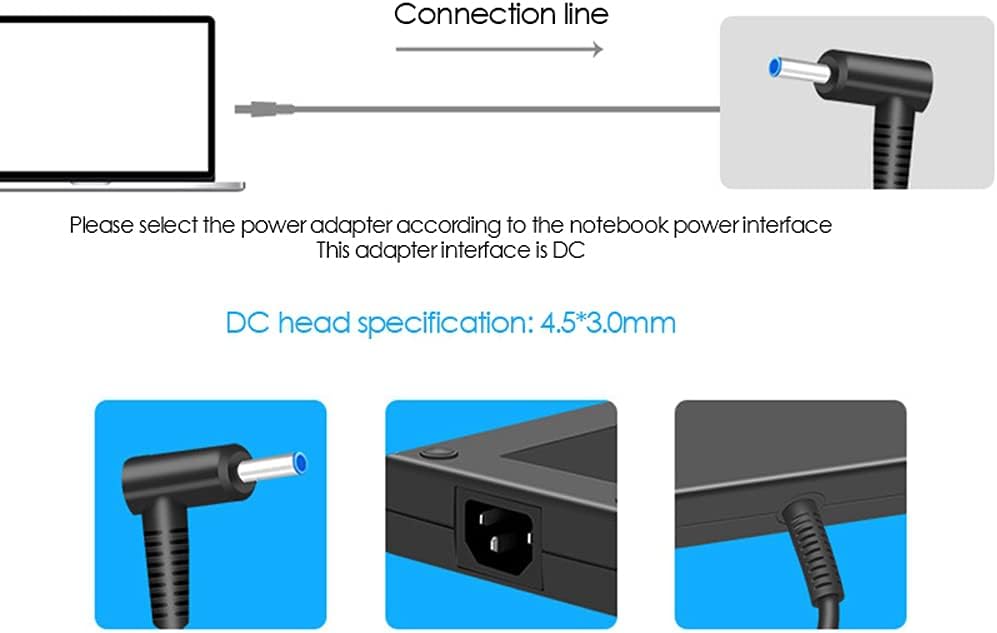 200W AC Adapter Laptop Charger Power Supply Pack of 2 Z2826