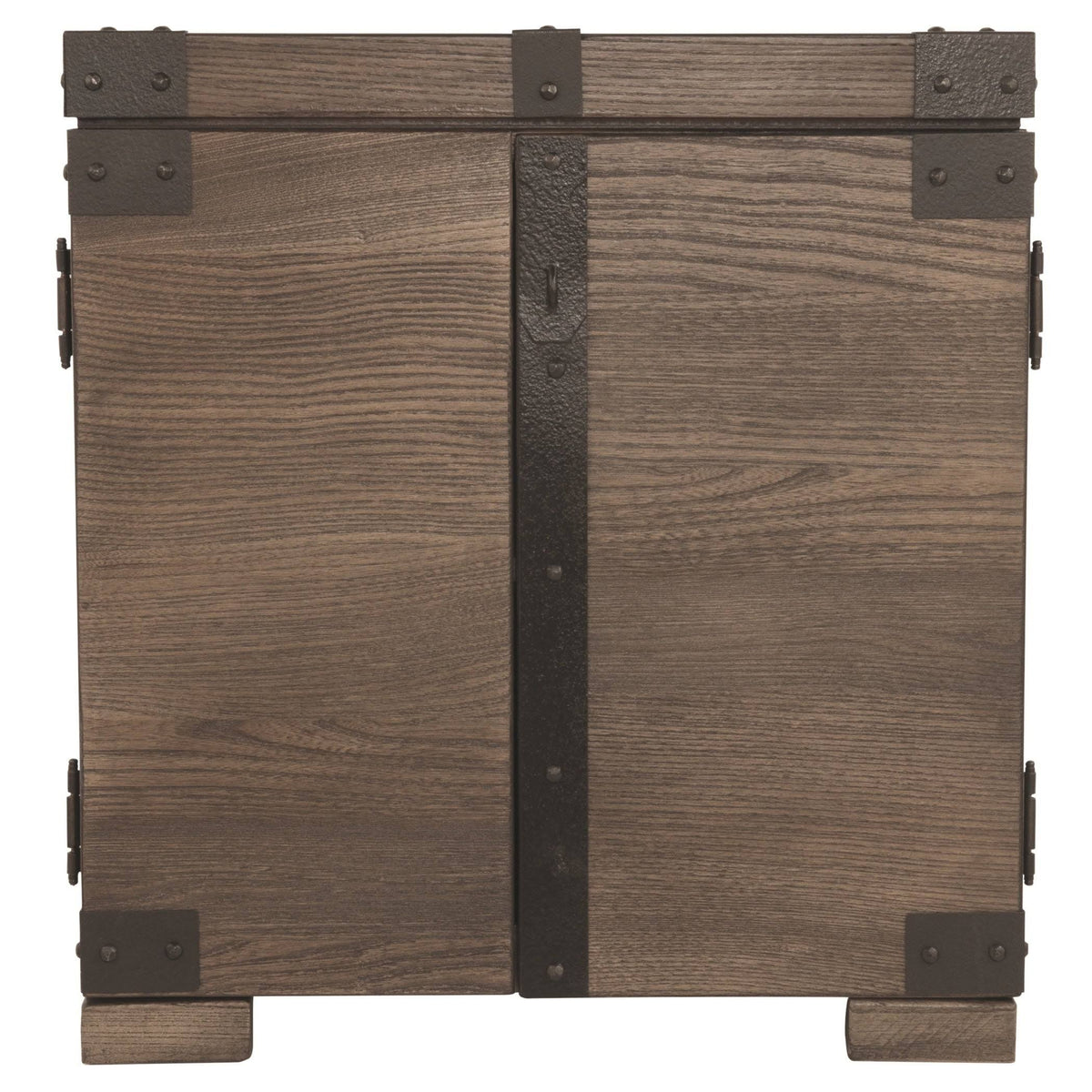 Grayish Brown Square End Table I101