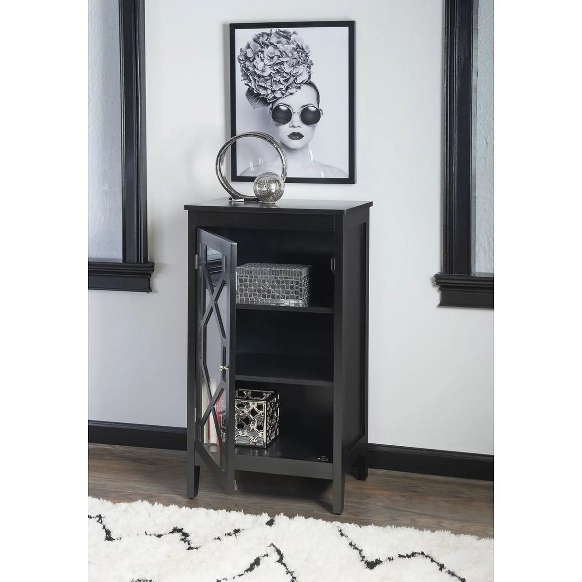 Small Cabinet with 2 Interior Shelves R670838