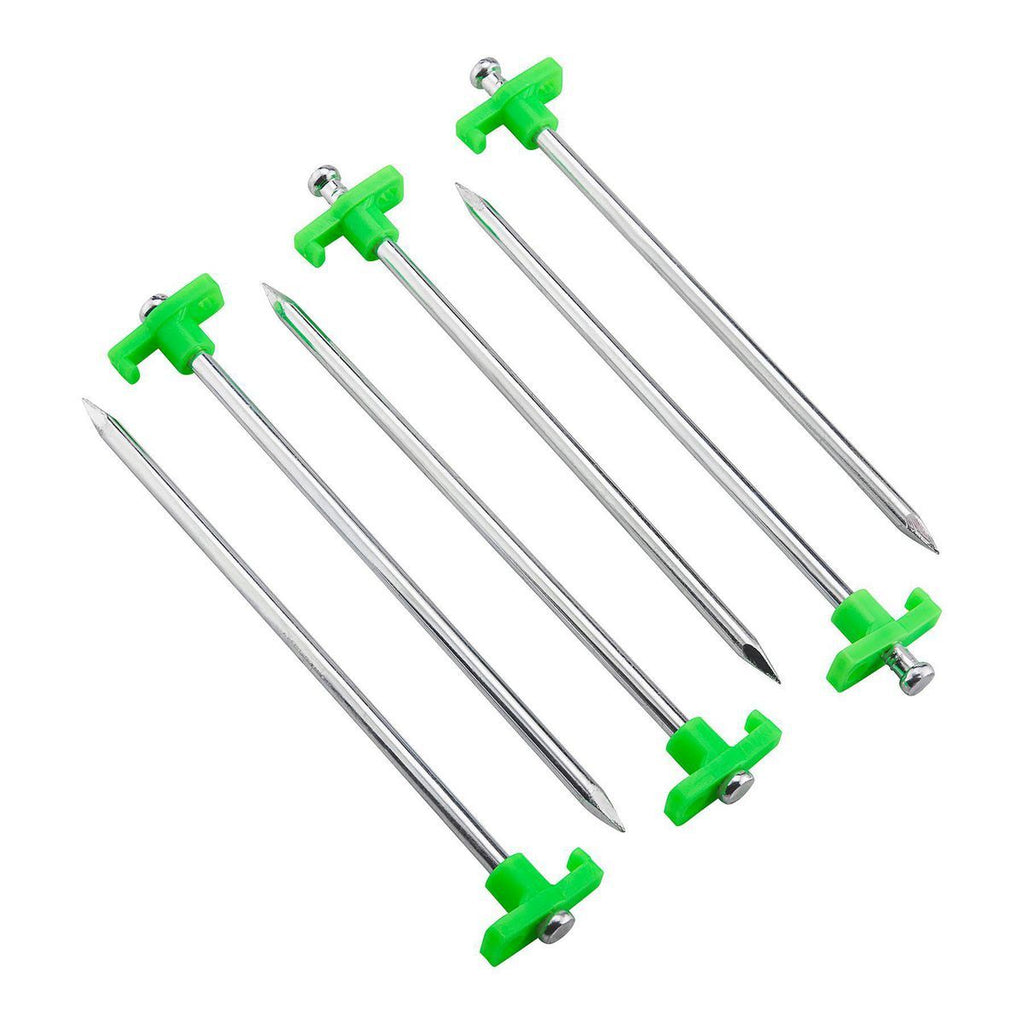 10 In. Steel Tent Stakes, 6-Pack W158