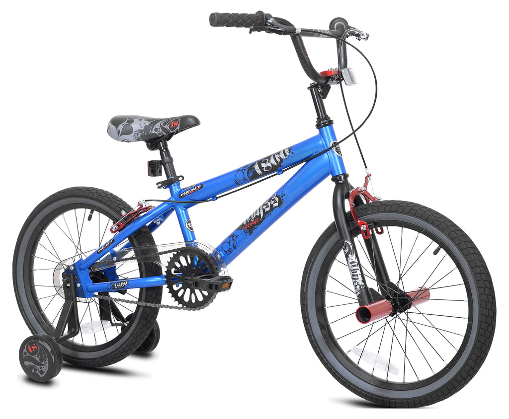 18-inch Blue Freestyle BMX Bicycle P873213