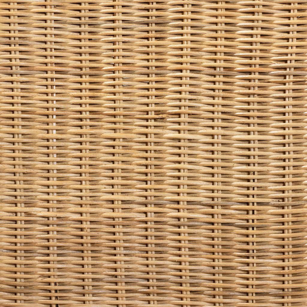 Natural Rattan and Mahogany Wood Dining Chair A1815