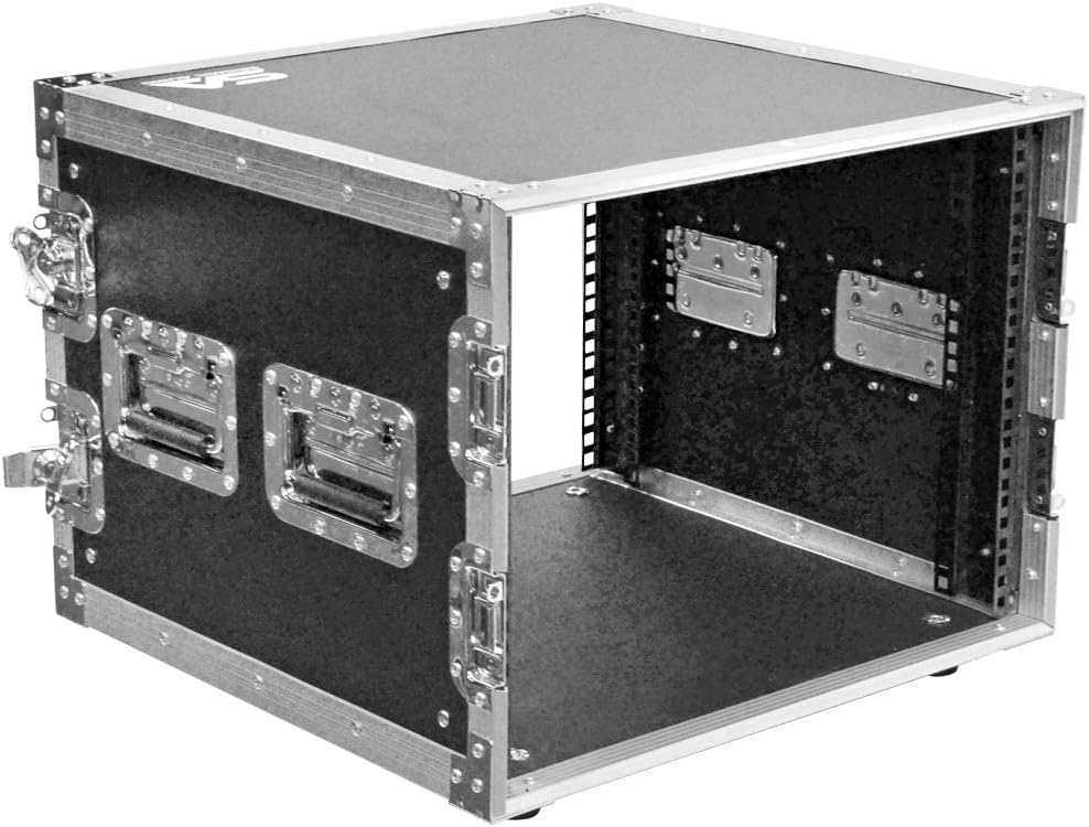 Heavy Duty 8 Space ATA Rack Case R15165