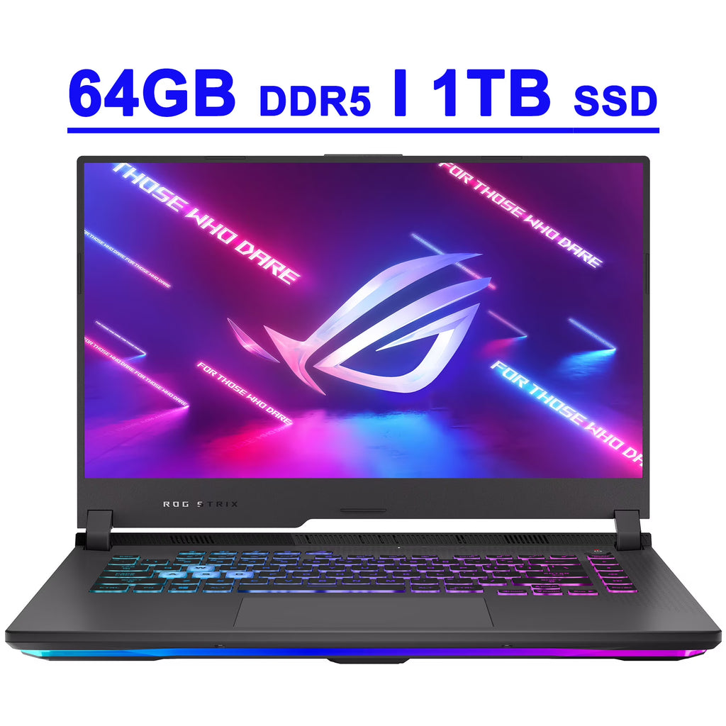 15.6" WQHD IPS 165Hz Gaming Laptop with AMD Octa-Core Ryzen 7 64GB DDR5 1TB SSD GeForce RTX 3060 6GB Black J99098