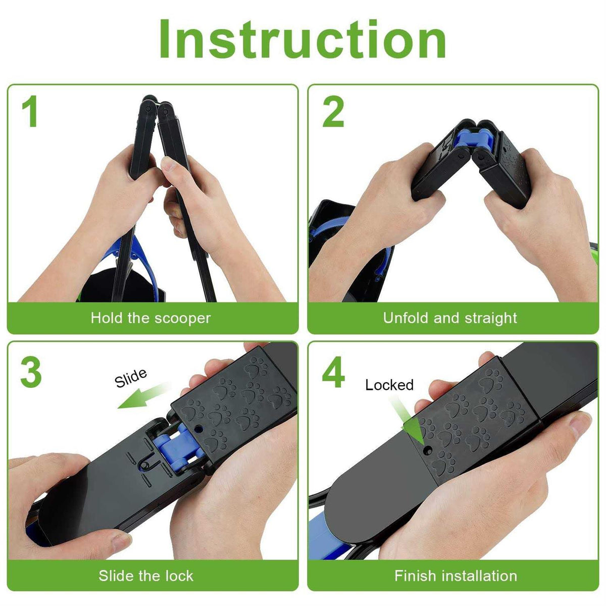 28inch Foldable Dog Pooper Scooper with Long Handle F35976