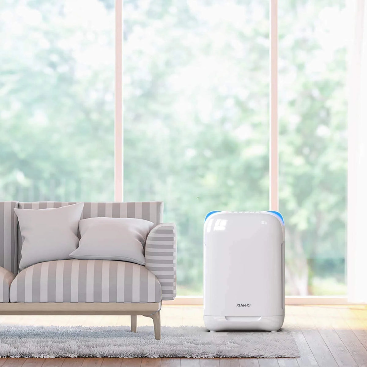 Smart Wi-Fi Air Purifier with H13 True HEPA Filter, White W290013