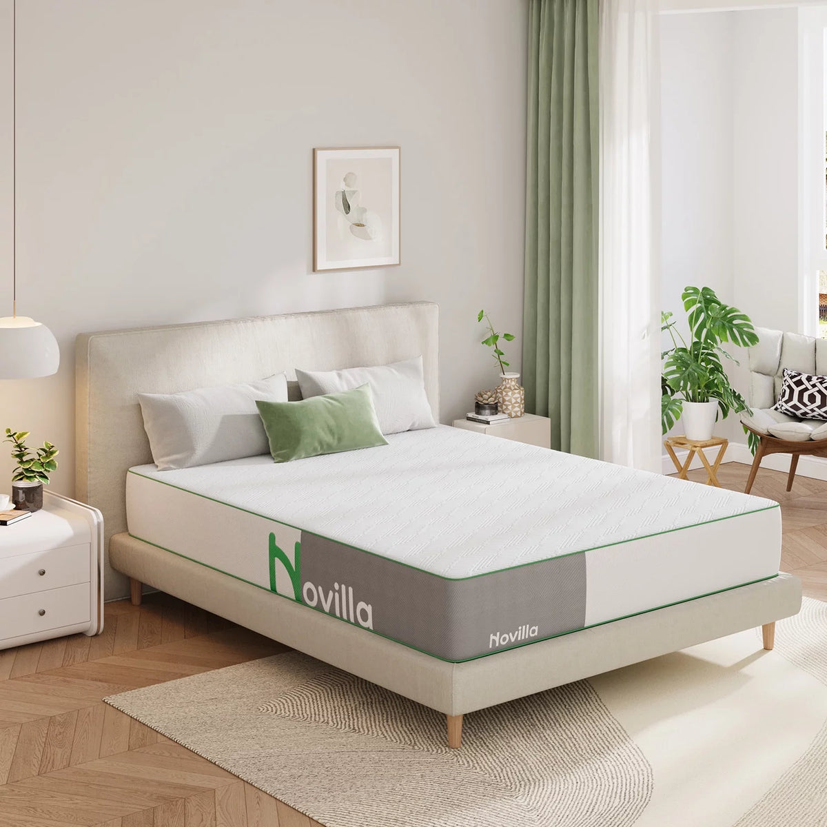 10'' Medium Firm Gel Memory Foam Mattress, Full Size H6604