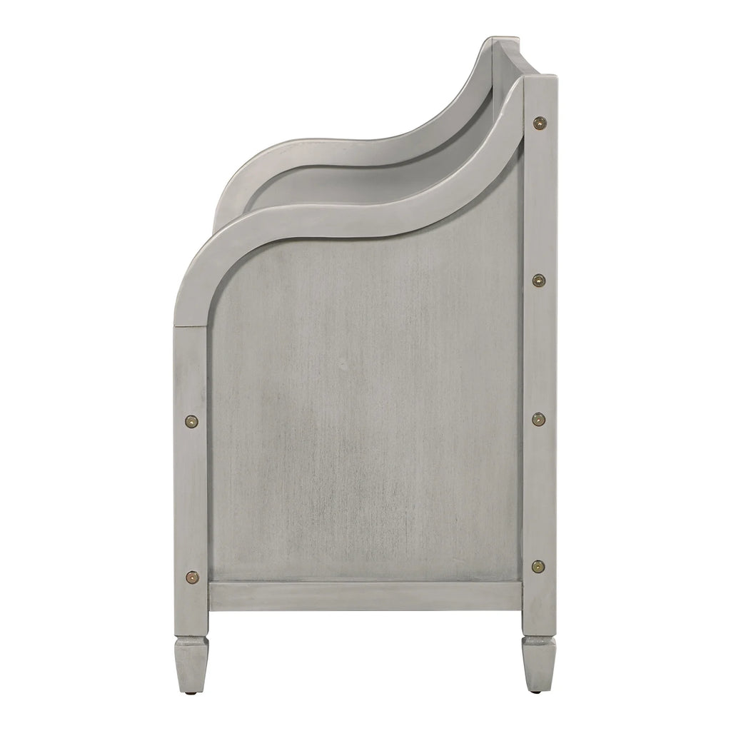 Solid Wood Storage Bench with Removable Cushion K840880