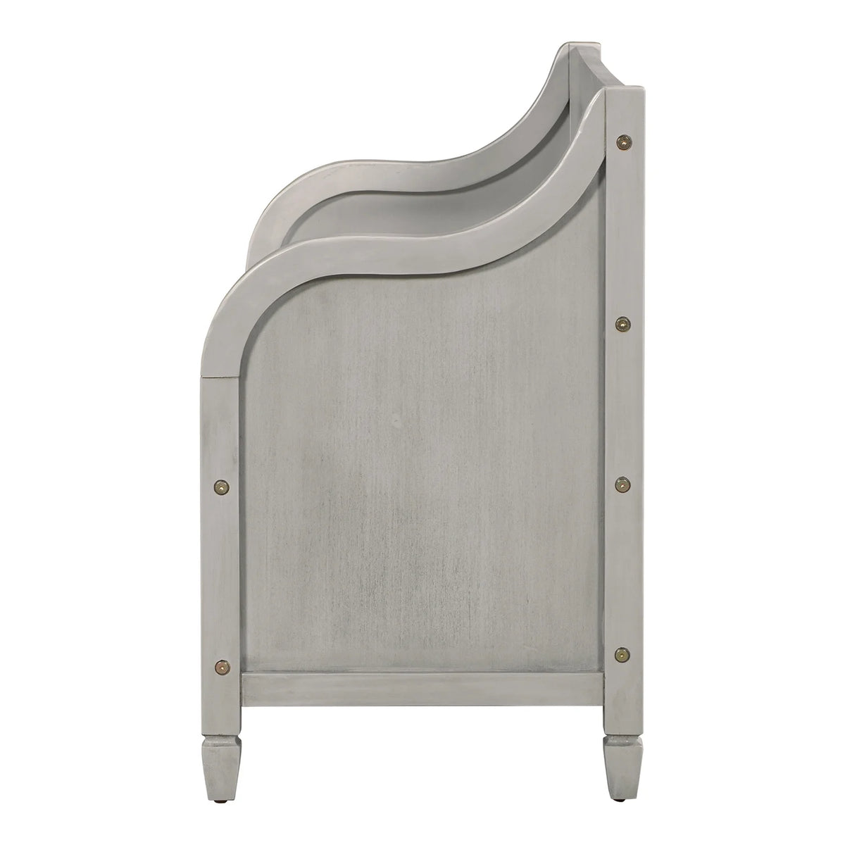 Solid Wood Storage Bench with Removable Cushion K840880
