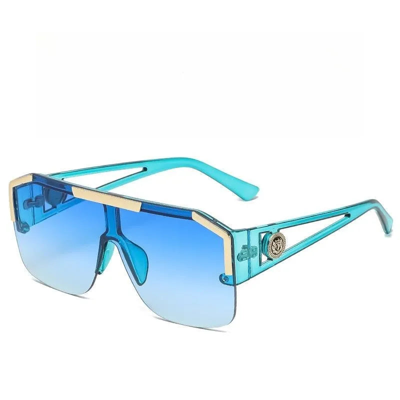 Hollowed-out One-piece Lens Sunglasses B5953