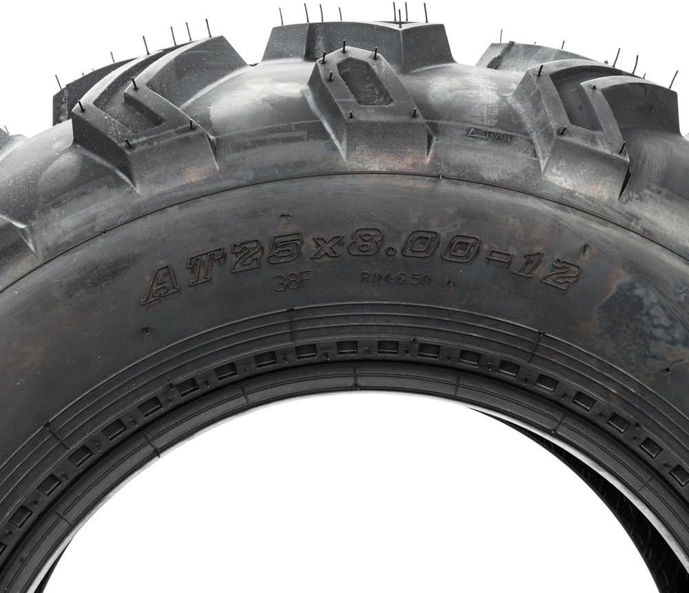 Set of 2 25x10-12 Rear ATV UTV Tires 6 Ply Rating M288