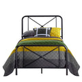 Black Metal Twin Bed T6219