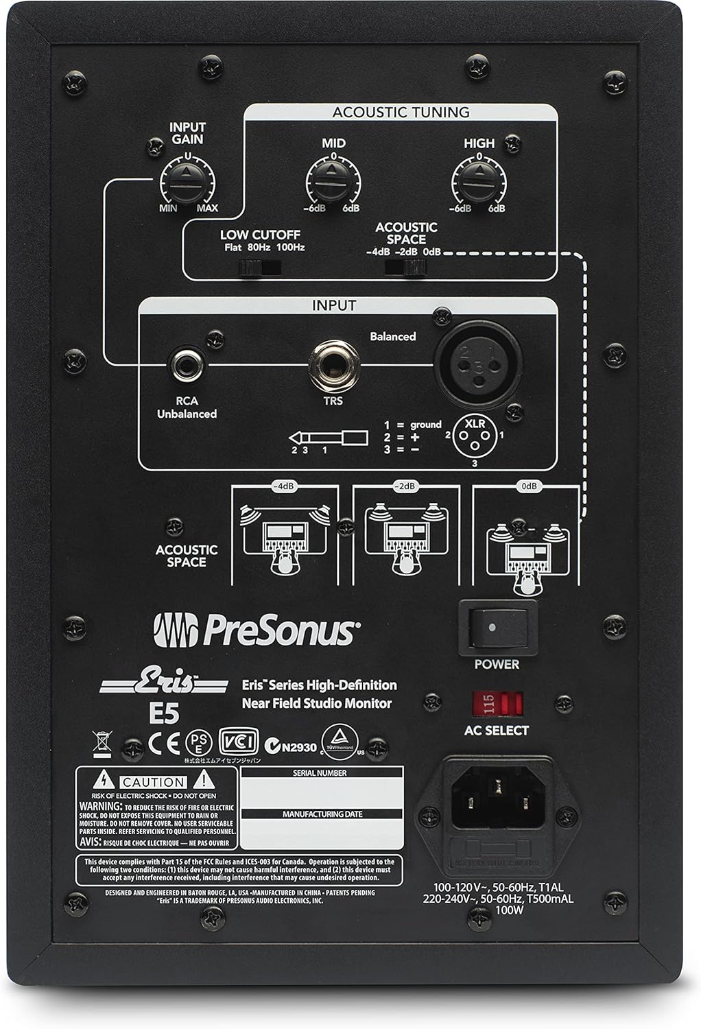 2-Way 5.25" Near Field Studio Monitor S80298
