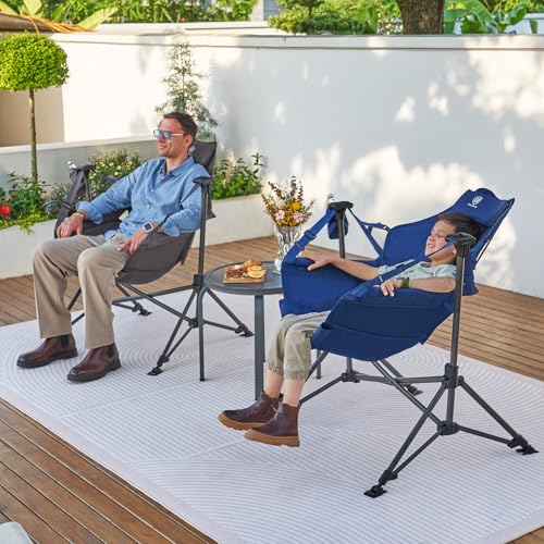 Oversized Padded Hammock Camping Chair with Cup Holder B885