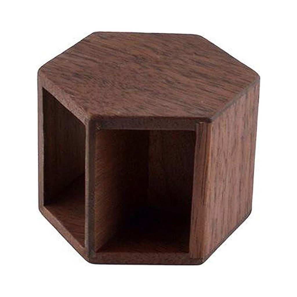 Miniature Walnut Wood End Table Dollhouse F508471