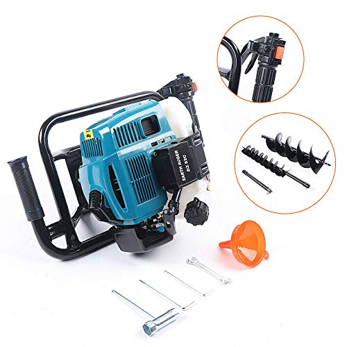 63cc Engine Post Hole Digger Earth Auger Borer L858