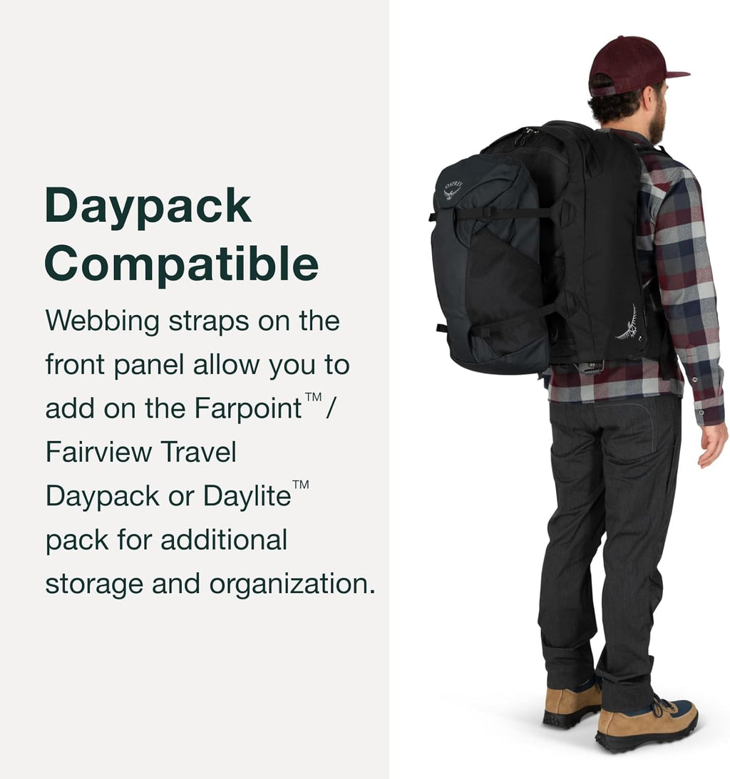 Black 65L Wheeled Travel Pack F347990