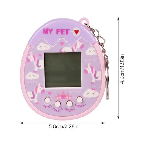 Purple Virtual Electronic Pet Keychain Game Machine N347791