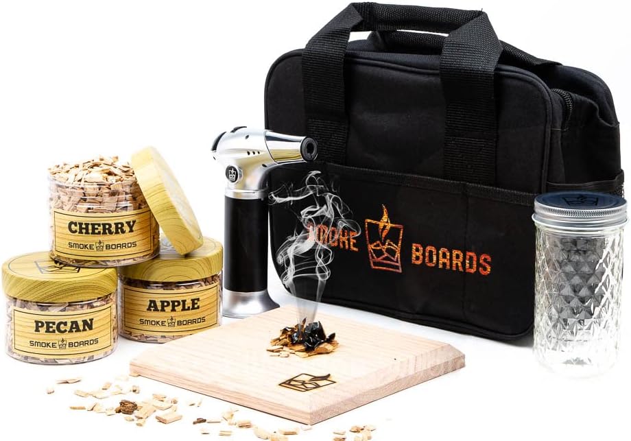 7 Piece Home Bartender Kit with Carrying Case and Torch X6155