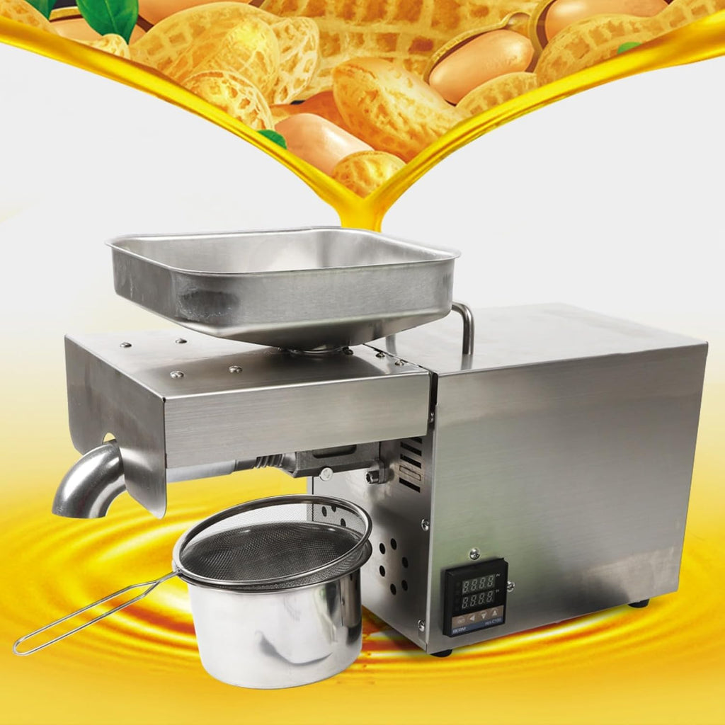 1500W Stainless Steel Electric Automatic Oil Press Machine O58183