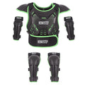Kids Chest Protector Motocross Motorcycle Protective Gear Body Armor Vest Knee Pads Elbow Pads D344