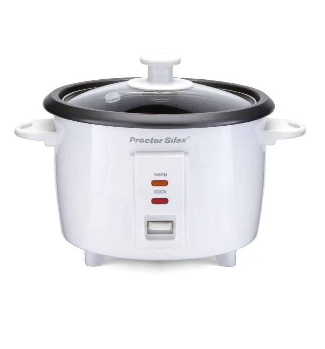 White 8 Cups Rice Cooker & Food Steamer A8523