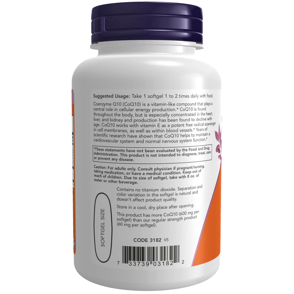 Coq10 600 Mg With Vitamin E & Lecithin, 60 Softgels G407
