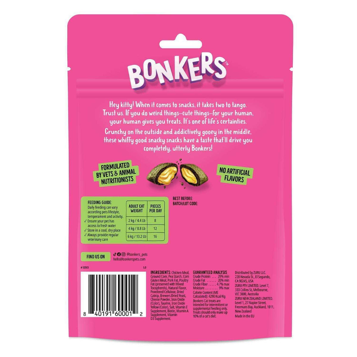 Crunchy Cat Treats D523