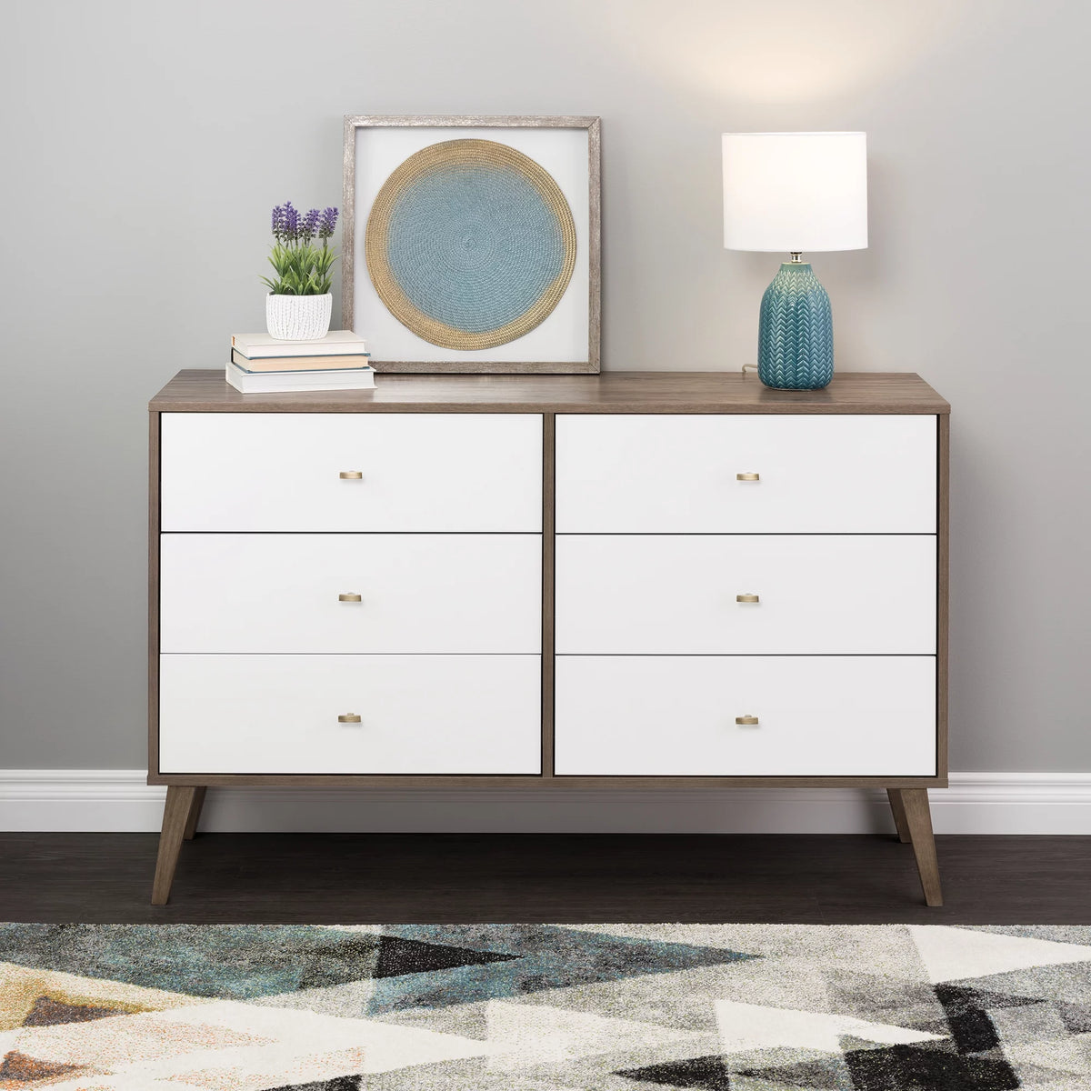 6 Drawer Wooden Dresser K49048