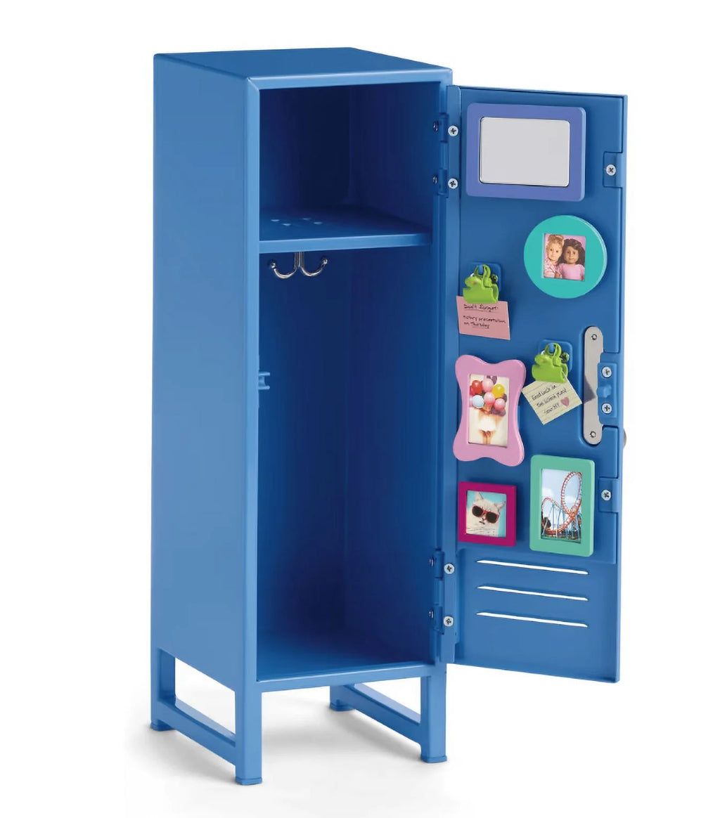 Blue School Locker Set for 18 inch Dolls F269927