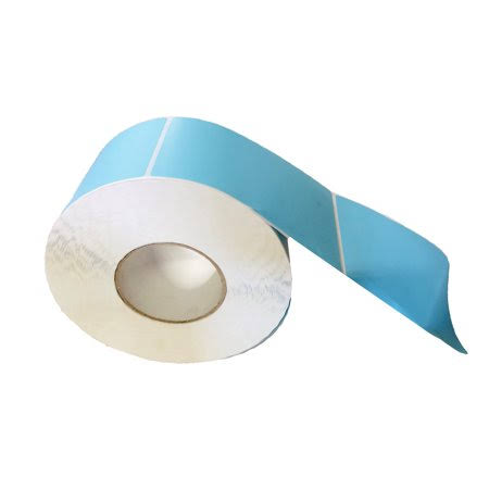 4x6 Blue Thermal Transfer Color Labels 3 inch Core Self Adhesive 1000/rl C1795