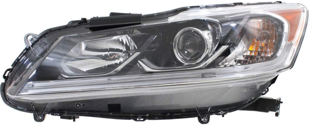 Passenger Side Halogen Headlight Assembly for Honda Accord 2016 2017 B440020
