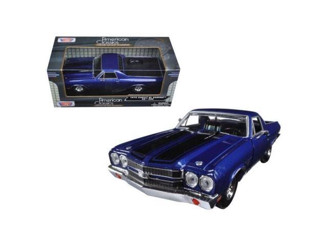 1970 Chevrolet El Camino SS 396 Blue 1/24 Diecast Model Car C244179