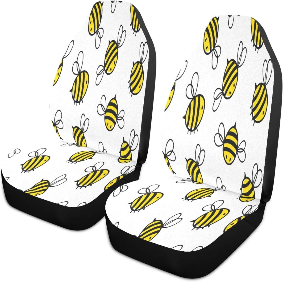 Vintage Leopard Print Bucket Seat Cover Pack of 2 P1659